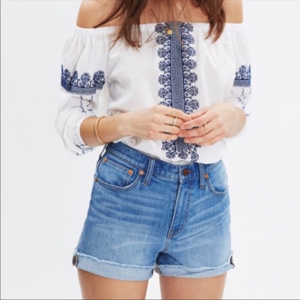 MADEWELL High Rise Denim Bo